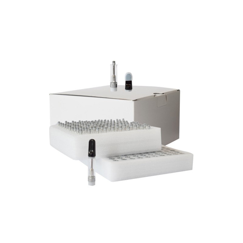 DISPLAY CARTRIDGE GENERICO ACERO INOXIDABLE 1ML 100 UDS